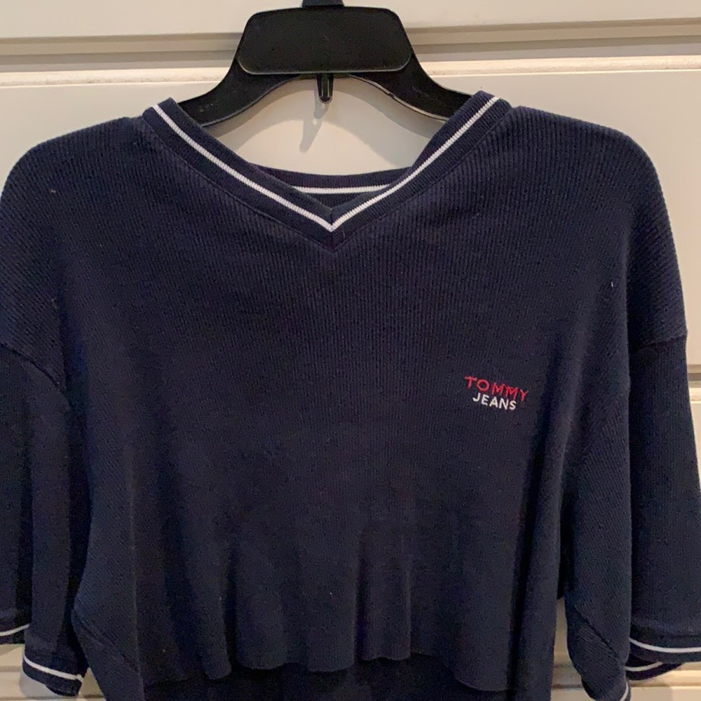 Thrifted Tommy jeans crop top